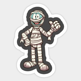 Cartoon Mummy Sticker